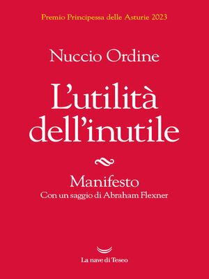 cover image of L'utilità dell'inutile